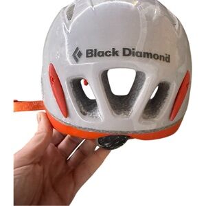Black Diamond Kids Climbing Helmet - White and Orange